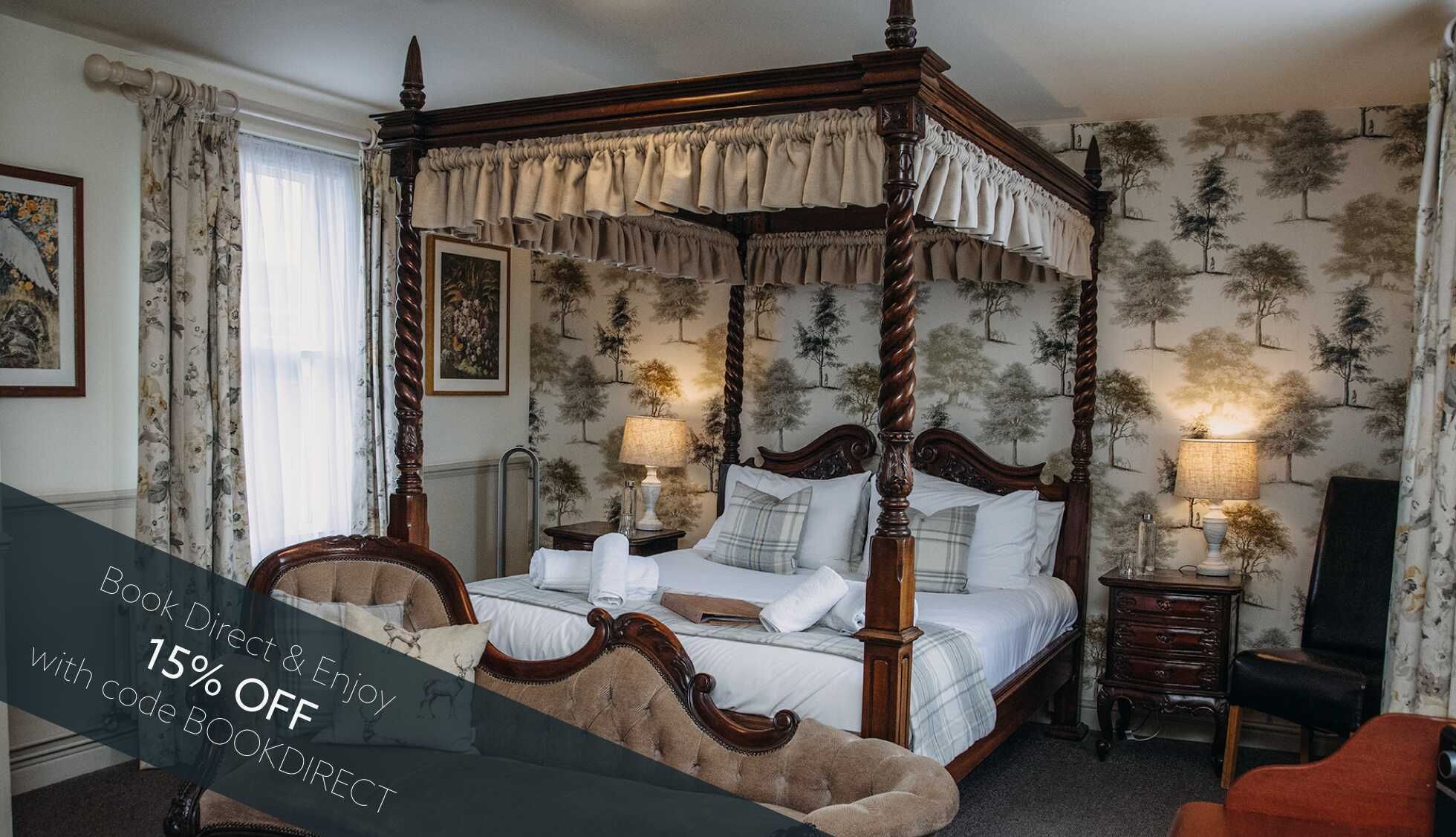 Bedrooms at The George Inn