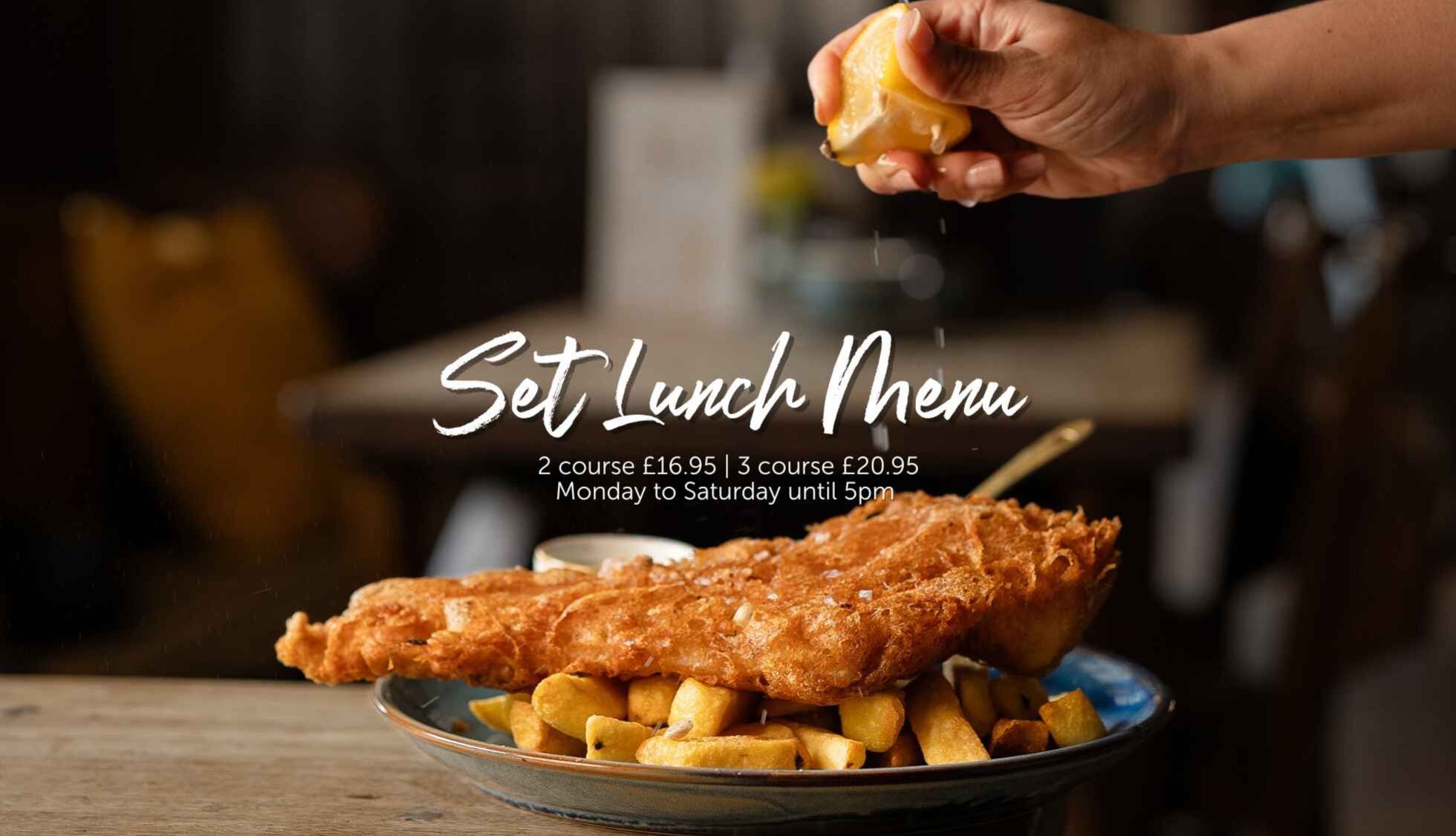 Set Lunch Menu at The George Inn